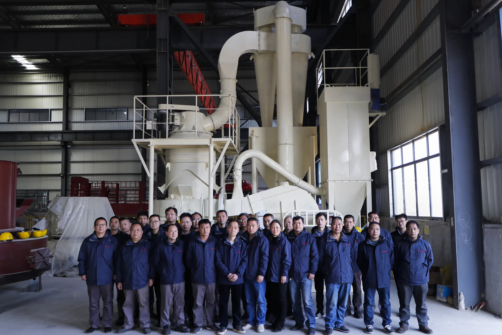 Cronus after-sales service team inside a customer plant